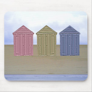 Strand-Hütten-Kunst Mousepad