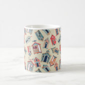 Strand-Hütten-Muster Kaffeetasse (Mittel)