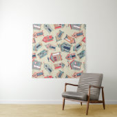 Strand-Hütten-Muster Wandteppich (Beispiel)