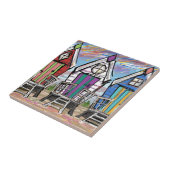 Strand-Hütten RWB Fliese (Seite)