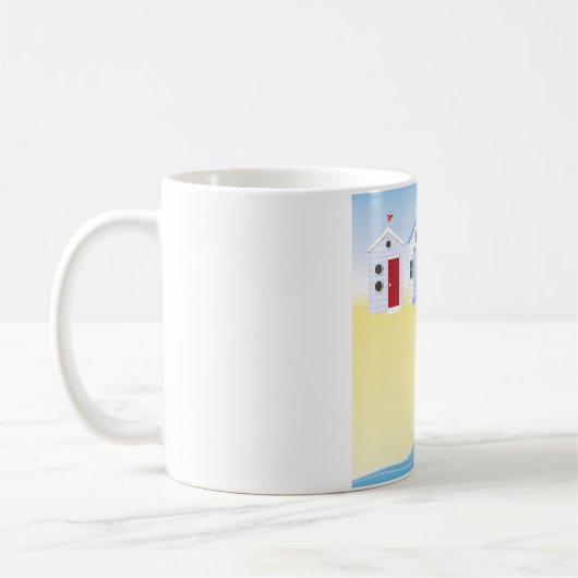 Strand-Hütten-Tasse Kaffeetasse (Links)