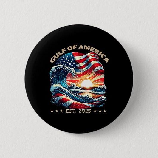 Strand im Golf von USA Est 2025 Button (Vorderseite)