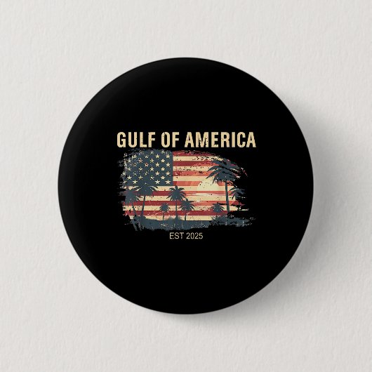 Strand im Golf von USA Est 2025 Button (Vorderseite)