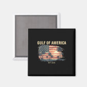 Strand im Golf von USA Est 2025 Magnet (Vorderseite/Rückseite)