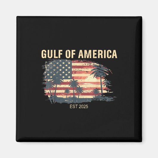 Strand im Golf von USA Est 2025 Magnet (Vorne)