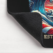 Strand im Golf von USA Est 2025 Mousepad (Ecke)
