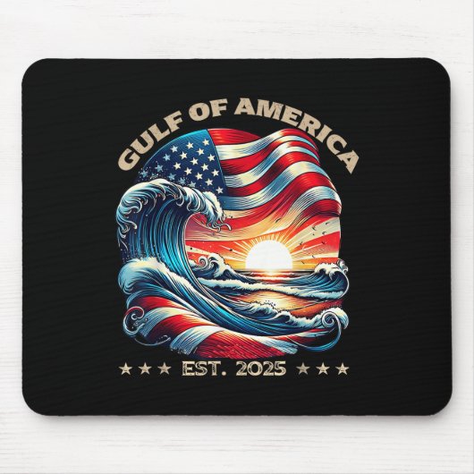 Strand im Golf von USA Est 2025 Mousepad (Vorne)
