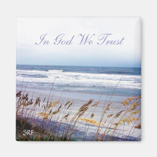 Strand - im Gott, den wir vertrauen - Magnet