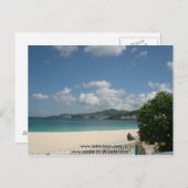 Strand im Grand Beach Hotel, Grenada. Postkarte (Vorne/Hinten)