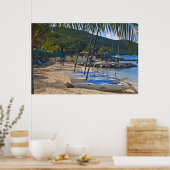 Strand im Leverick Bay Resort & Marina Poster (Küche)
