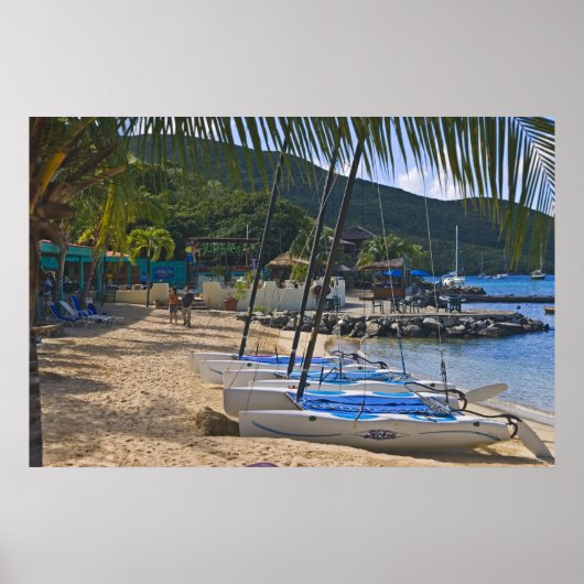 Strand im Leverick Bay Resort & Marina Poster (Vorne)