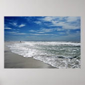 Strand im Morgengrauen Poster (Vorne)