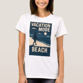 Strand im Urlaubsmodus T-Shirt (Vorderseite)