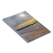 Strand im Winter Notebook Notizblock (Rechte Seite)