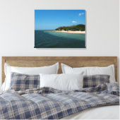 Strand in Alter Leinwanddruck (Insitu (Schlafzimmer))