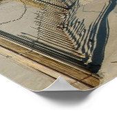 Strand in Assateague Poster (Ecke)