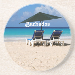 Strand in Barbados Untersetzer