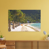 Strand in Cane Garden Bay, Insel Tortola Leinwanddruck (Insitu (Wohnzimmer))
