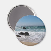 Strand in Carmel, Ca. Magnet (Vorderseite/Rückseite)