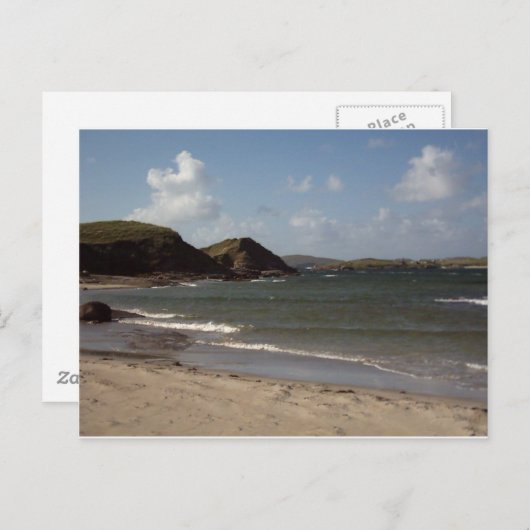 Strand in Donegal, Irland Postkarte (Vorne/Hinten)