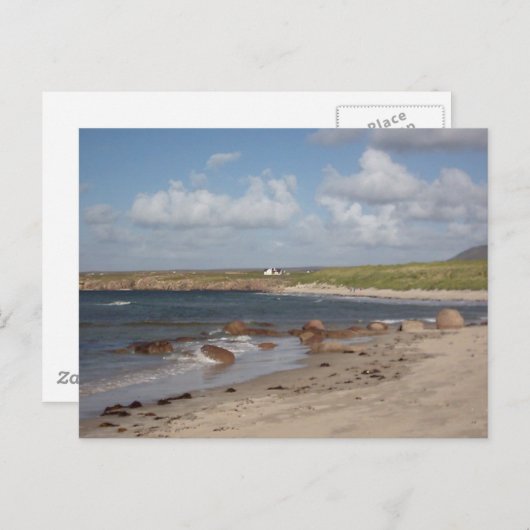 Strand in Donegal, Irland Postkarte (Vorne/Hinten)