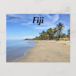 Strand in Fidschi Postkarte