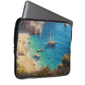 Strand in Griechenland Laptopschutzhülle (Vorne Rechts)