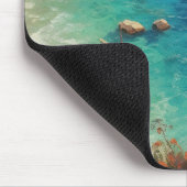 Strand in Griechenland Mousepad (Ecke)