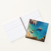 Strand in Griechenland Notizblock (Innenseite)