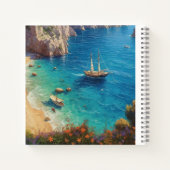 Strand in Griechenland Notizblock (Rückseite)