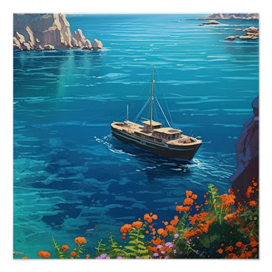 Strand in Griechenland Poster (Vorderseite)