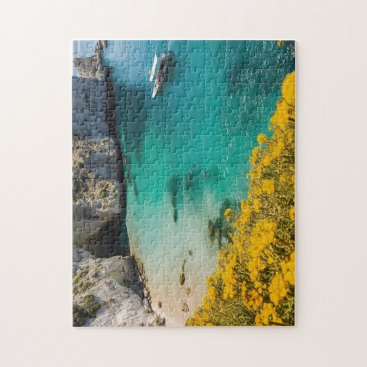 Strand in Griechenland Puzzle (Vertikal)