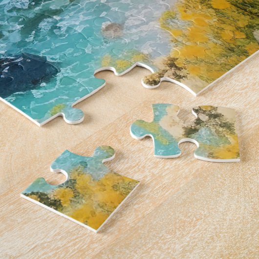 Strand in Griechenland Puzzle (Seite)