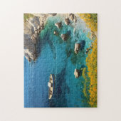 Strand in Griechenland Puzzle (Vertikal)