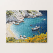 Strand in Griechenland Puzzle (Horizontal)