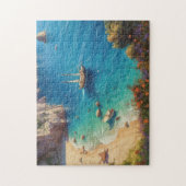 Strand in Griechenland Puzzle (Vertikal)