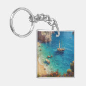 Strand in Griechenland Schlüsselanhänger (Vorderseite links)