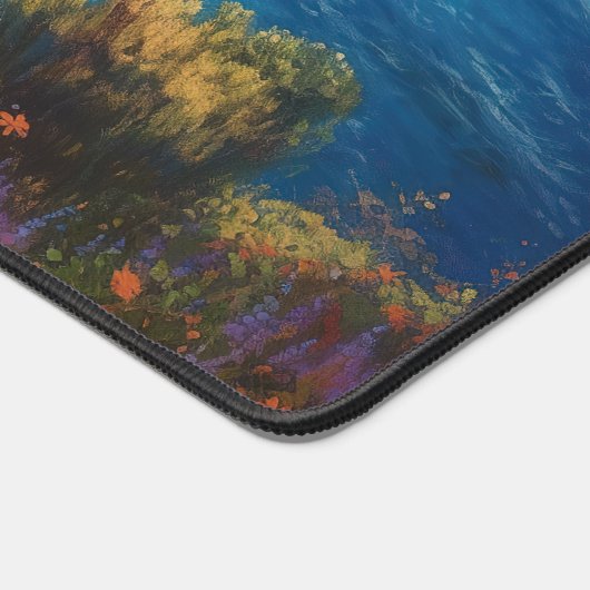 Strand in Griechenland Schreibtischunterlage (Ecke)