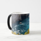 Strand in Griechenland Verwandlungstasse (Vorderseite Links)