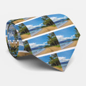 Strand in Hawaii Krawatte (Gerollt)