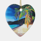 Strand in Magens den Jungferninseln Bucht-St Keramik Ornament (Rechts)