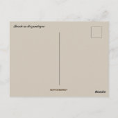 Strand in Mosambik Postcard Postkarte (Rückseite)