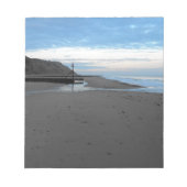 Strand in Mundesley, Norfolk Notizblock (Vorderseite)