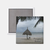 Strand in Panglao Magnet (Vorderseite/Rückseite)