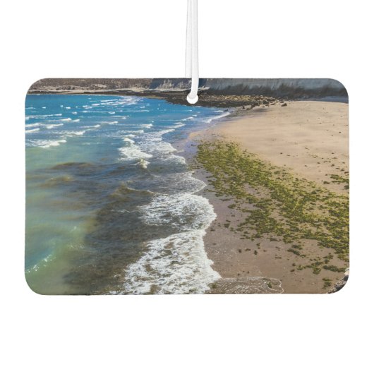 Strand in Puerto Piramides, Argentinien Autolufterfrischer (Vorderseite)
