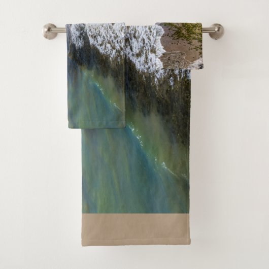 Strand in Puerto Piramides, Argentinien Badhandtuch Set (Insitu)