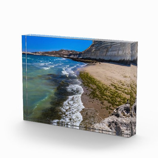 Strand in Puerto Piramides, Argentinien Fotoblock (Rechts)