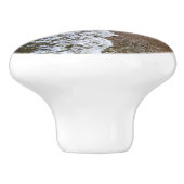 Strand in Puerto Piramides, Argentinien Keramikknauf (Seitenansicht)