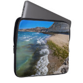 Strand in Puerto Piramides, Argentinien Laptopschutzhülle (Vorne Rechts)