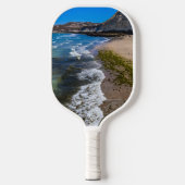 Strand in Puerto Piramides, Argentinien Pickleball Schläger (Vorderseite)